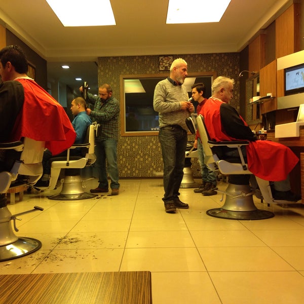 Photo taken at Recep&#39;s Barber Shop by Eylül U. on 12/13/2014