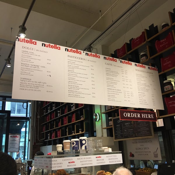 Photo taken at Nutella Bar at Eataly by Steven B. on 6/6/2017