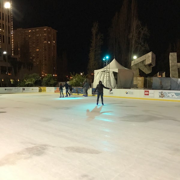 Photo taken at The Holiday Ice Rink at Embarcadero Center by A B D U L L A H . on 12/25/2016