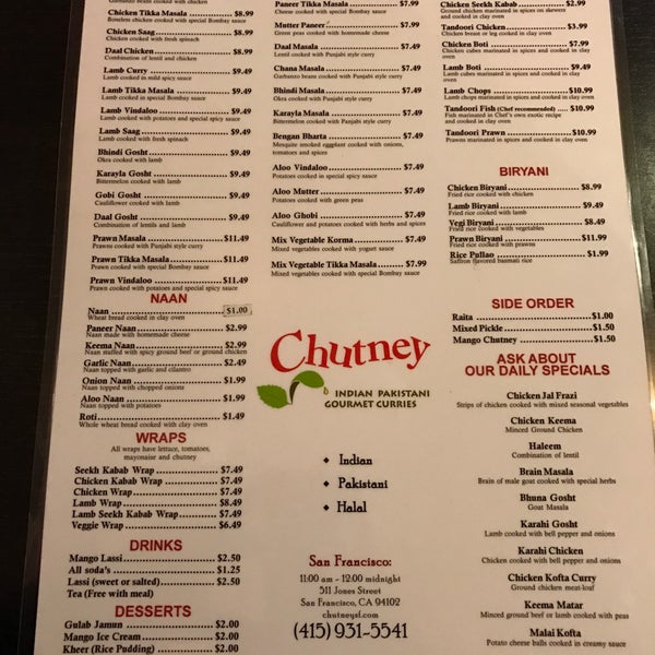 Foto scattata a Chutney Restaurant da A B D U L L A H . il 12/25/2016