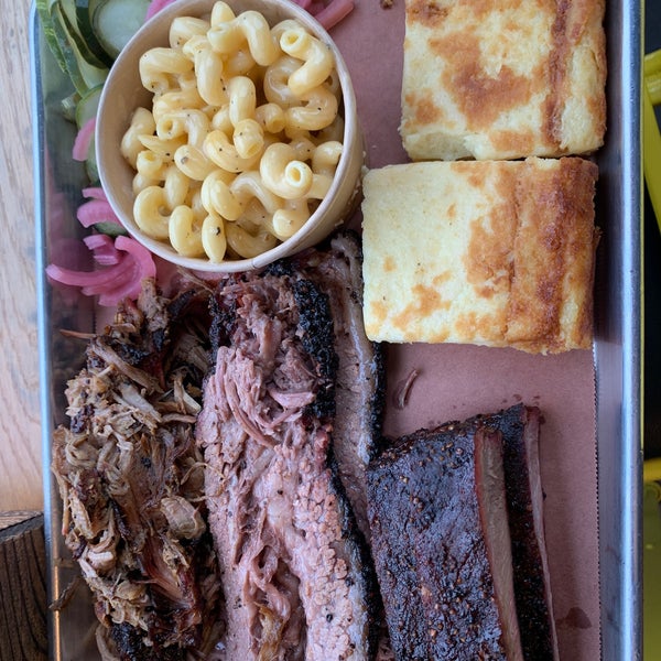 Texas style bbq in NY. Brisket is juicy and flavorful.