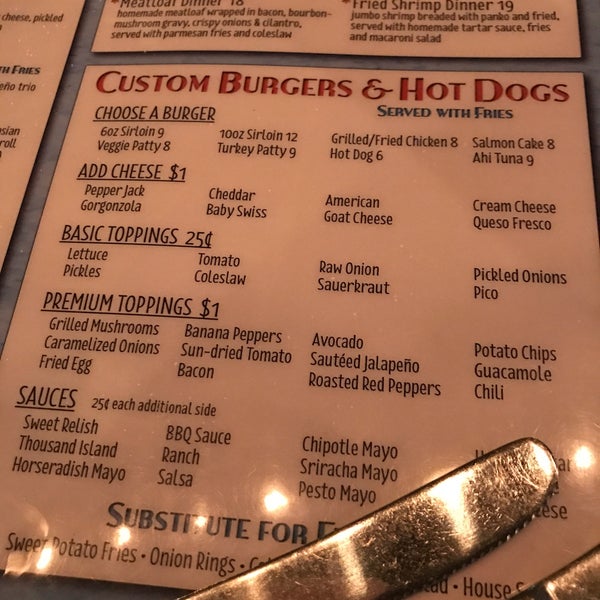 Good spot for a burger 🍔. Enjoy the variety of burgers also tasty. Tired the Caribbean burger twice. My 1 yr old always enjoys the Mac N cheese. Good environment and choices of beer.