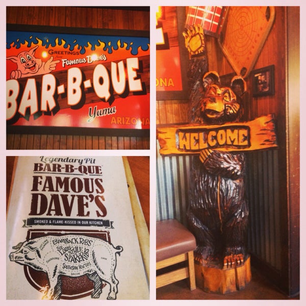 Famous Dave's Yuma Palms Regional Center 11 tips from 599 visitors