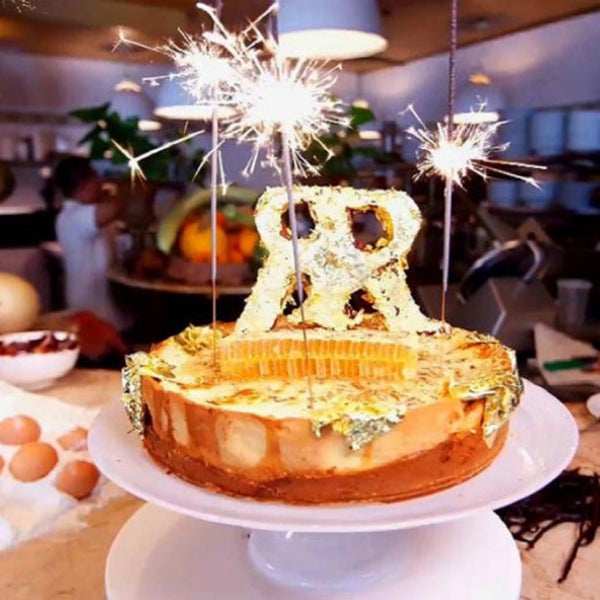 Holder of the Guinness World Record “Most expensive cheesecake” and the record is USD 4592.42
