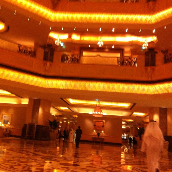 Photo taken at Emirates Palace Hotel by JK on 4/21/2013