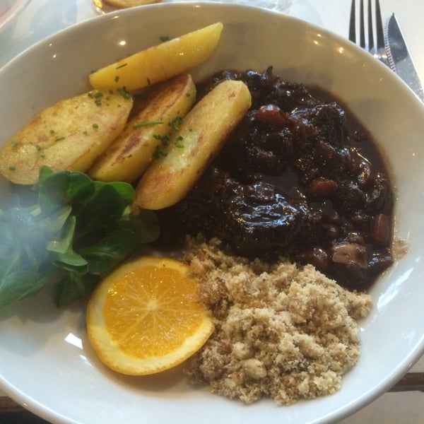 Bourguignon de joue de bœuf.