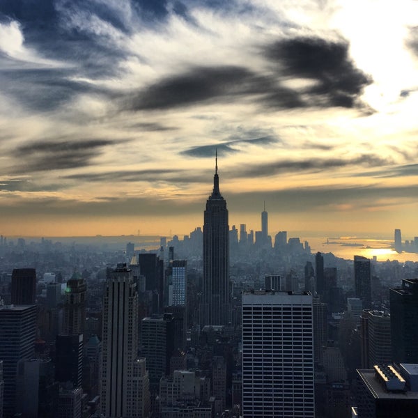 Photo taken at Top of the Rock Observation Deck by Shannon V. on 12/8/2015