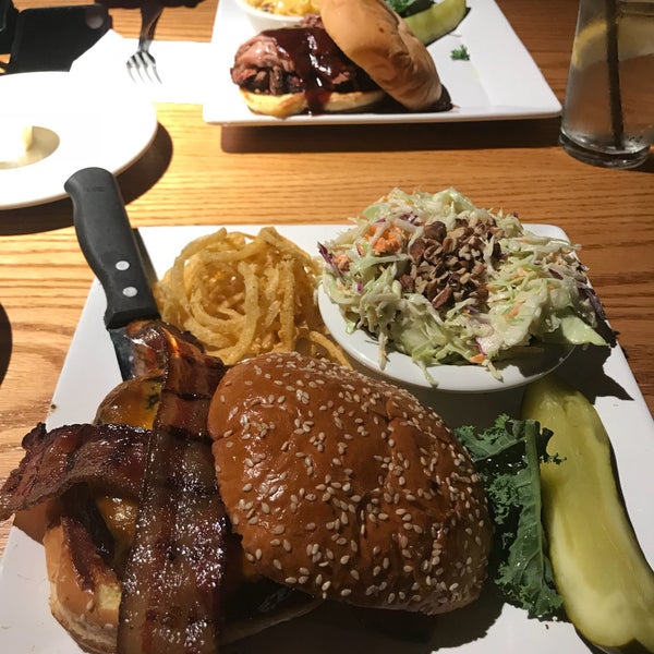 Their burger was bomb! It was my first time there and our server was AMAZING! It was one of the best services I had in a restaurant. Will definitely go back.