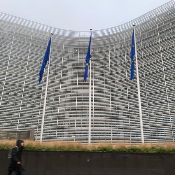 Photo taken at European Commission - Berlaymont by Robert G. on 1/20/2020