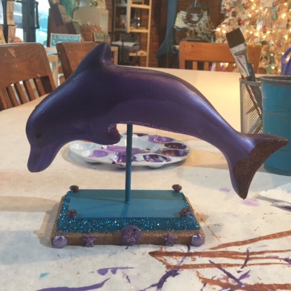 Loved spending a relaxing afternoon painting a dolphin while visiting Norfolk! Ally was amazing and a great help!