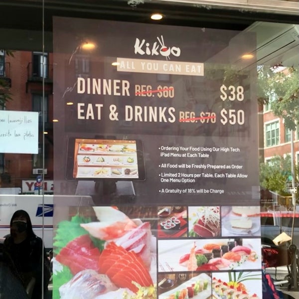 Photo taken at Kikoo Sushi - East Village by Frances A. on 10/2/2021