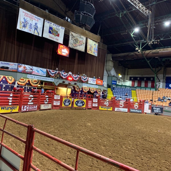 Photo taken at Cowtown Coliseum by Lasse H. on 3/9/2019