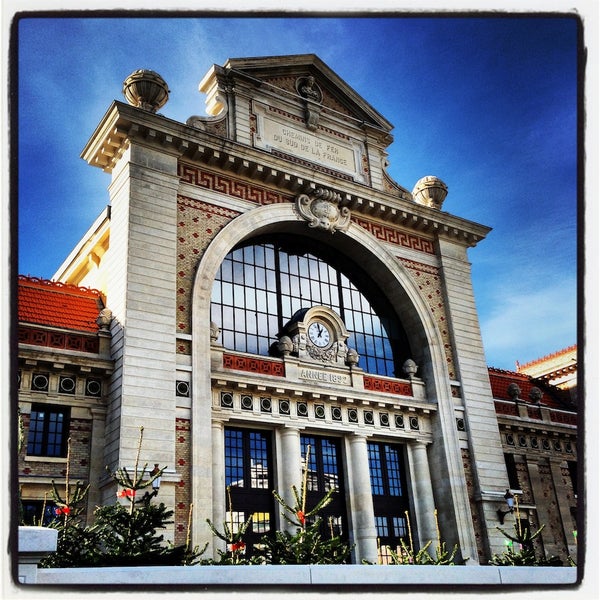 Gare De Nice Chemins De Fer De Provence Cp Vernier Nice Paca