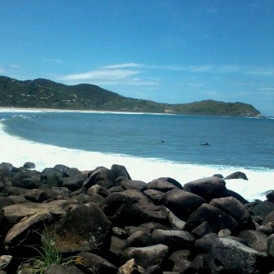 Photo taken at Praia da Silveira by Robson J. on 11/25/2012