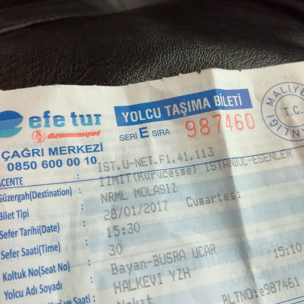 Efe Tur Online Otobus Bileti Obilet Com