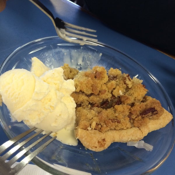 Pie is definitely worth it! Crumb Apple Pie a la mode :)