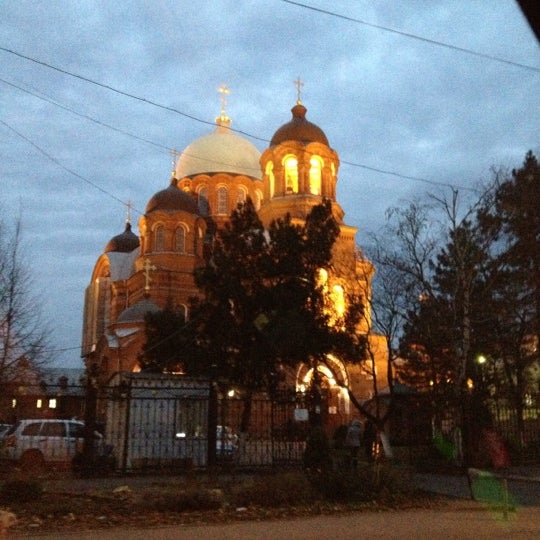 Екатерининский собор Краснодар зимой