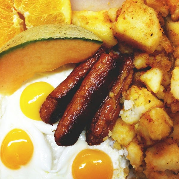 When you're lazy to cook breakfast, just grab their classic breakfast for $4.99, very filling!