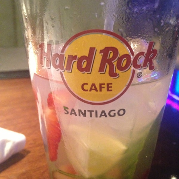 Photo taken at Hard Rock Cafe Santiago by Fernanda T. on 5/5/2013
