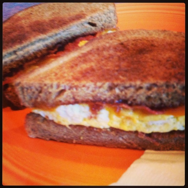 Try a breakfast sandwich for something quick and delicious! Made fresh with egg, meat, and cheese!