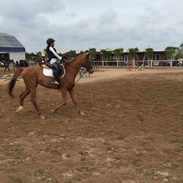 Photo taken at Antalya Horse Club by Eren G. on 4/19/2015