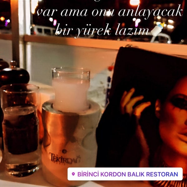 Foto diambil di Birinci Kordon Balık Restaurant oleh 💎 G Z D 💎 pada 12/16/2021