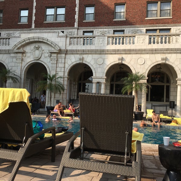 The Chase Park Plaza pool Central West End St Louis, MO