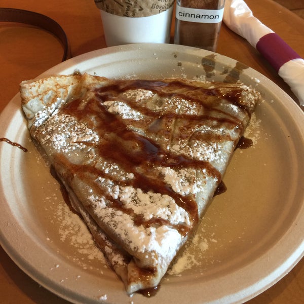 Photo taken at Coco Crepes, Waffles &amp; Coffee by Esma O. on 5/7/2015