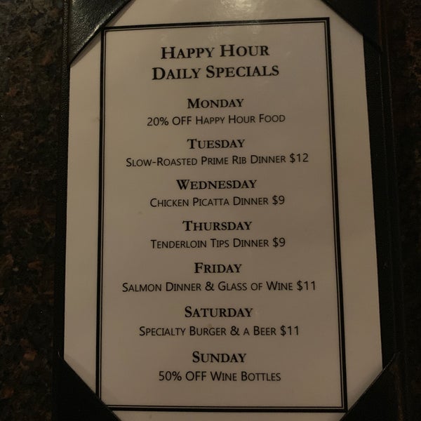 Yay, happy hour expanded, now 4-7pm on weekdays. They changed the menus and deals.