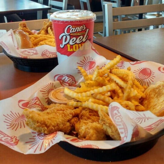 Photo taken at Raising Cane&#39;s Chicken Fingers by Kary T. on 2/7/2016