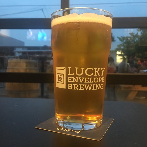 Photo taken at Lucky Envelope Brewing by Derek A. on 8/26/2018