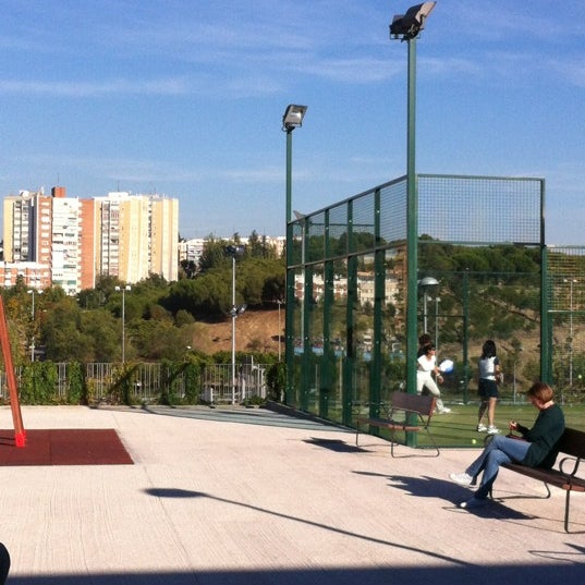 Photo taken at Instalación Deportiva Torrespaña by Marta on 10/1/2012