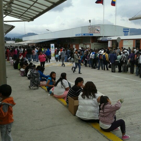 Photo taken at Terminal Terrestre De Carcelén by SANTIAGO V. on 11/2/2012