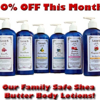 November Sale: 20% OFF! Our Shea Butter Intensive Body Lotions this Month! GREAT SELLER. Sale includes BOTH new and refill purchases. LINK: http://goo.gl/WYr3O