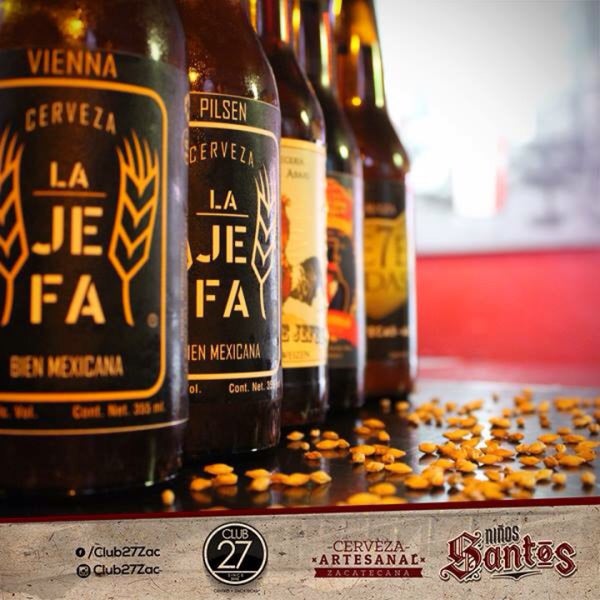 Apoya el movimiento cervecero local, y bebe cerveza artesanal Zacatecana.
