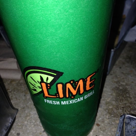 Снимок сделан в Lime Fresh Mexican Grill пользователем Sean M. 11/4/2012