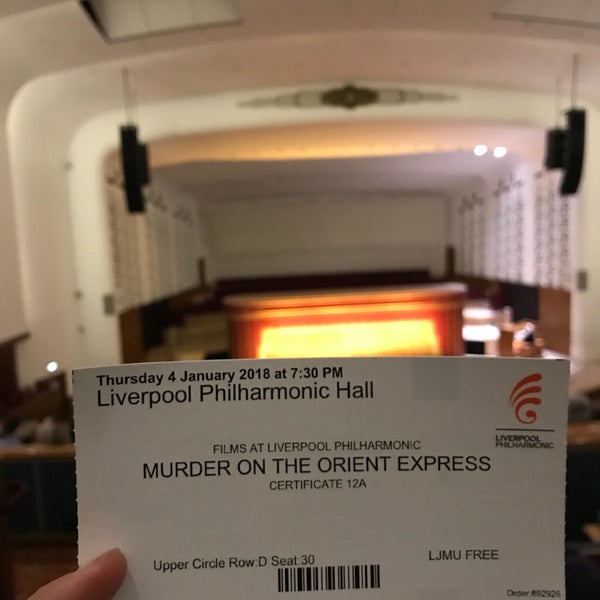 Foto diambil di Liverpool Philharmonic Hall oleh Muhammad F. pada 1/4/2018
