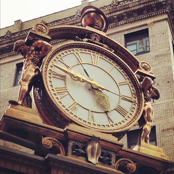 Kaufmann's Clock at Macy's Downtown (Now Closed) Department Store in