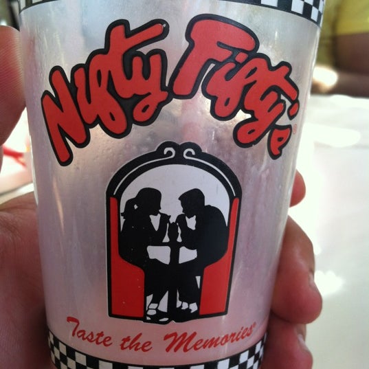 Photo taken at Nifty Fifty&#39;s by Jay M. on 9/30/2012