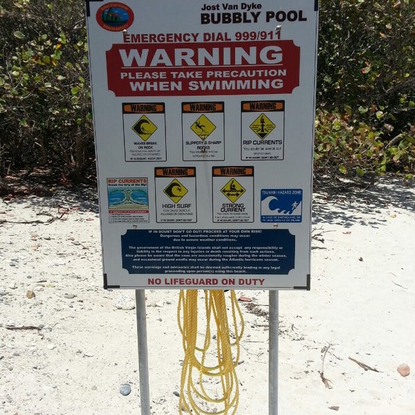 Bubbling Pool Beach in Jost Van Dyke