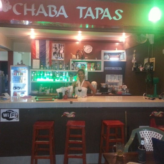 Photo taken at Chaba Tapas Restaurant  Bar by Jean-Jacques D. on 9/28/2012