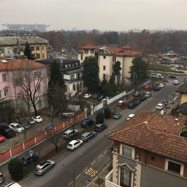 Photo taken at Meliá Milano by Eddie M. on 12/19/2016