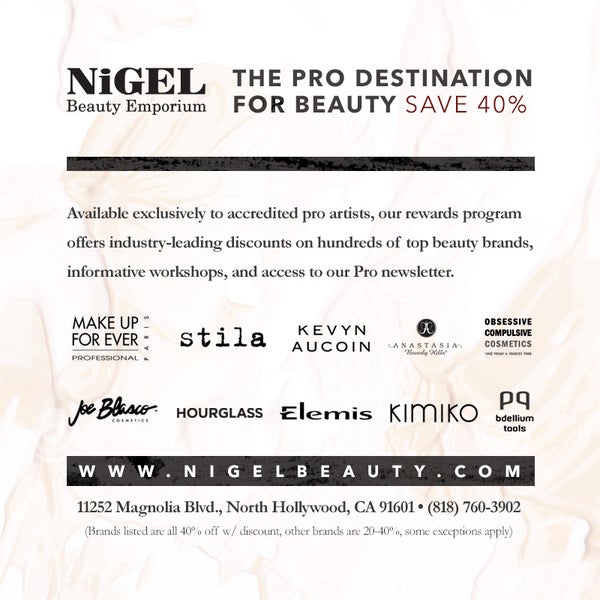 Save up to 40% on top beauty brands with our Pro discount program! For industry professionals only!