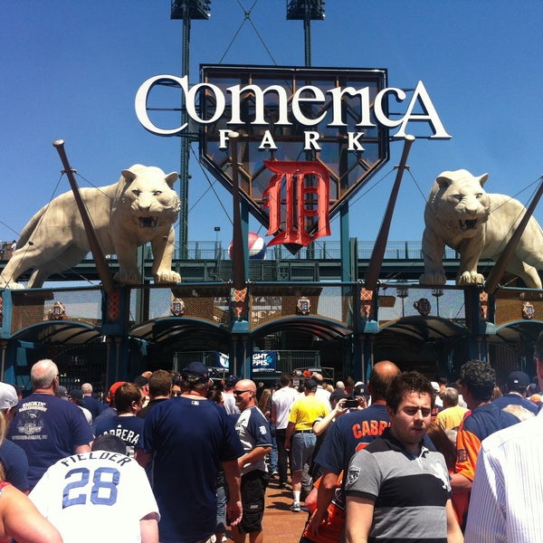 Photo taken at Comerica Park by Kaileen on 5/15/2013