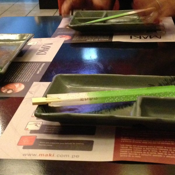 Photo taken at Maki Sushi by Jaime G. on 1/15/2013