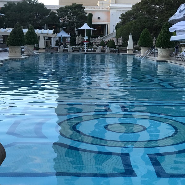 Photo taken at Bellagio Pool by Faris✨ on 5/7/2019