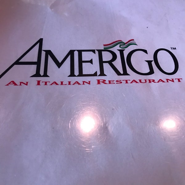 Снимок сделан в Amerigo Italian Restaurant пользователем Ryan M. 6/17/2017