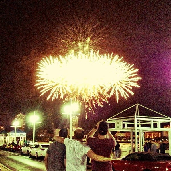 St Pete Fireworks The Pier Harbor or Marina
