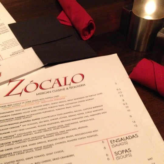 Photo taken at Zócalo Mexican Cuisine &amp; Tequileria by Elaina M. on 9/30/2012