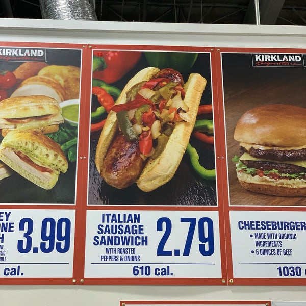 Costco Food Court Burger  - The Big Box Retailer Has Been Testing Out A $4.99 Burger At Its Food Courts In A Few Locations On The West Coast.